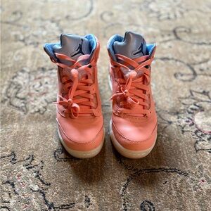 Air Jordan Pink & Blue Sneakers